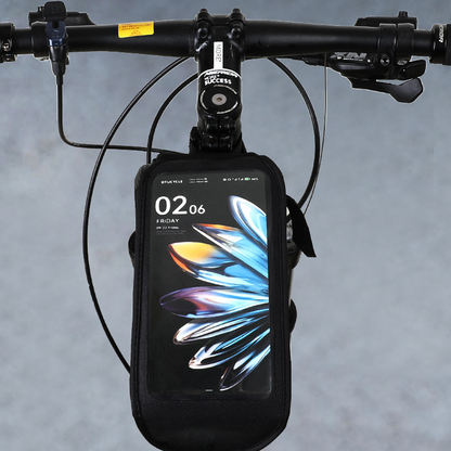 🚴 50% RABATT! 📱 Wasserdichte Fahrrad Oberrohrtasche – Hardcase Handyhalter, Perfekt für MTB & Rennrad 🗺️
