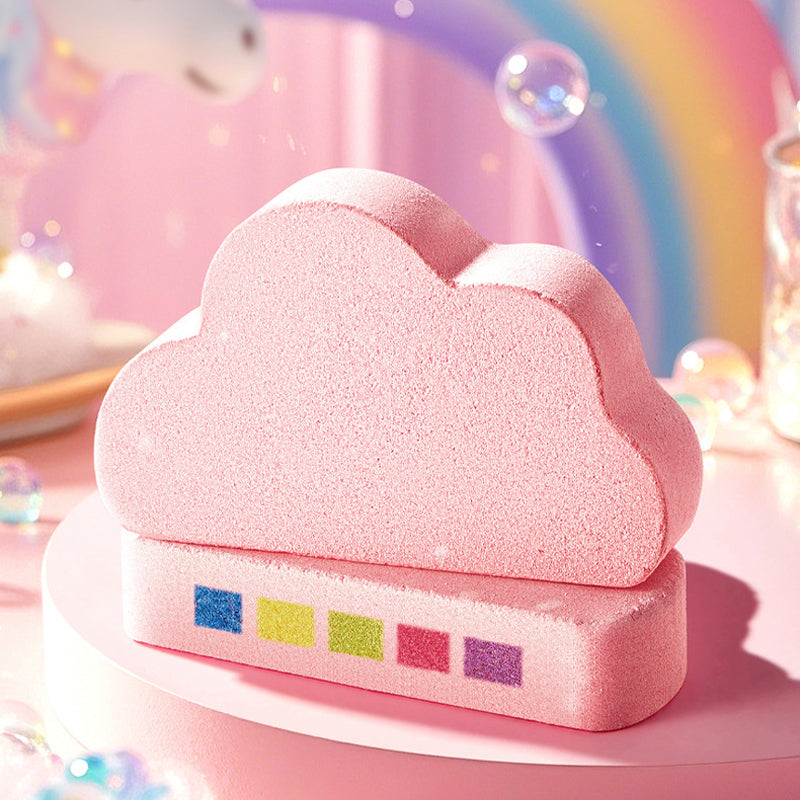 🔥Solange der Vorrat reicht 40 % Rabatt!🎉Regenbogen-Wolken-Badebombe