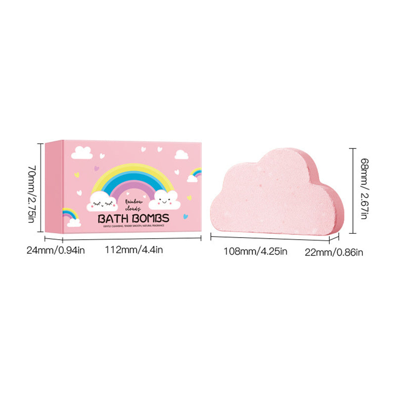 🔥Solange der Vorrat reicht 40 % Rabatt!🎉Regenbogen-Wolken-Badebombe
