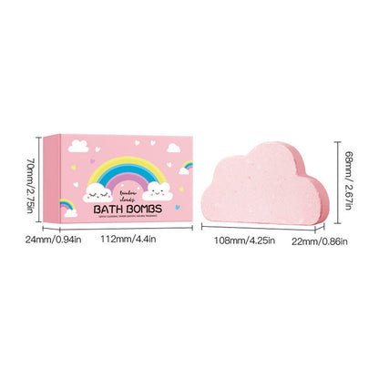 🔥Solange der Vorrat reicht 40 % Rabatt!🎉Regenbogen-Wolken-Badebombe