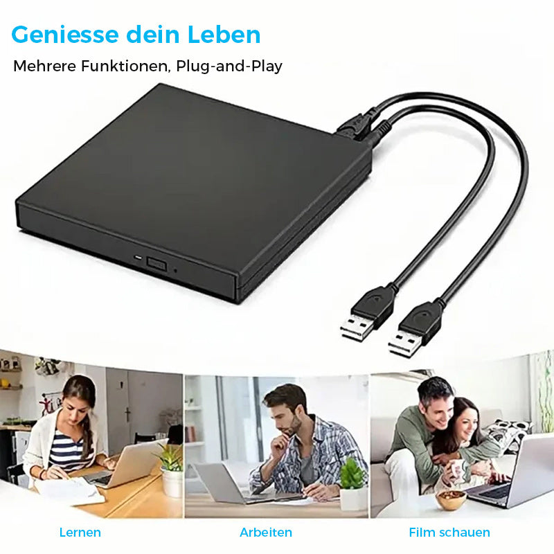 🔥Solange der Vorrat reicht 40 % Rabatt!🎉Externes CD-DVD-Laufwerk😎