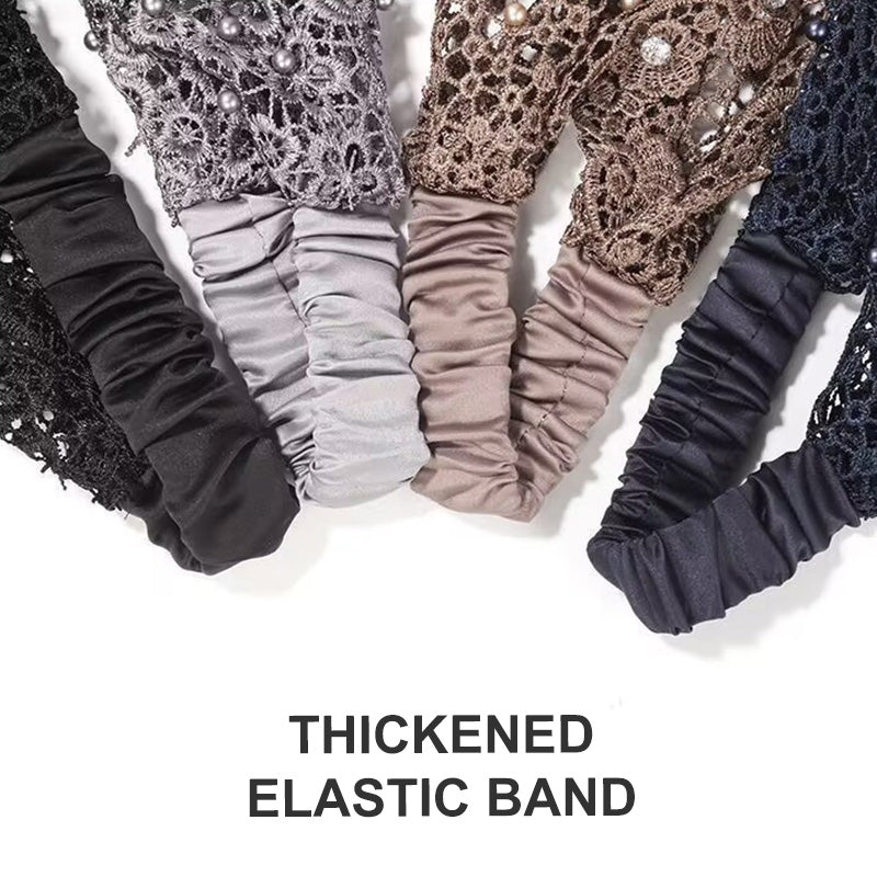 📢Bis zu 73 % Rabatt⚡️Damen Haarband mit Perlen & Strass – Breites Stirnband für Alltag💎✨