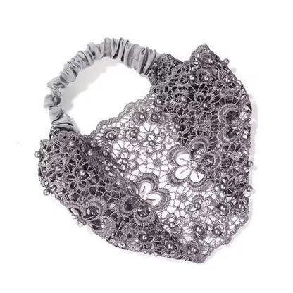 📢Bis zu 73 % Rabatt⚡️Damen Haarband mit Perlen & Strass – Breites Stirnband für Alltag💎✨