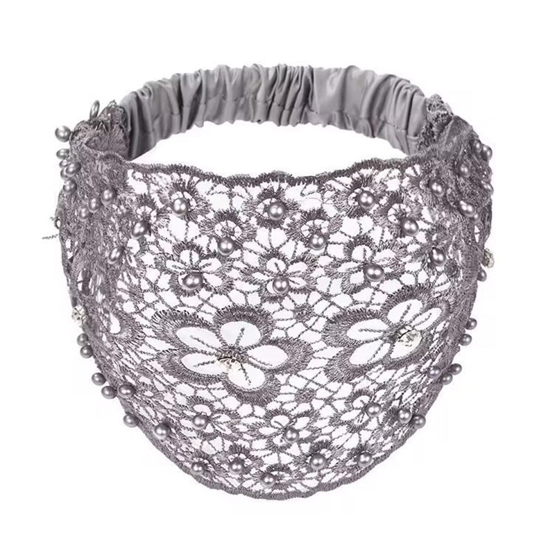 📢Bis zu 73 % Rabatt⚡️Damen Haarband mit Perlen & Strass – Breites Stirnband für Alltag💎✨