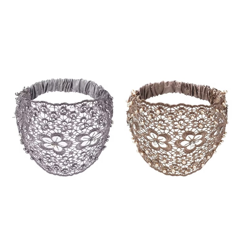 📢Bis zu 73 % Rabatt⚡️Damen Haarband mit Perlen & Strass – Breites Stirnband für Alltag💎✨