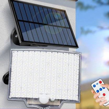 💐 50% RABATT! 🔦 Solar Bewegungsmelder Außenleuchte – 106 LEDs, automatische Nachtaktivierung & wetterfest – Sicherheit & Helligkeit für Hof & Garten 🌙