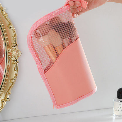 Wasserdichte Kosmetiktasche – Tragbarer Make-up Organizer für Pinsel, Lippenstift & Masken💄✨