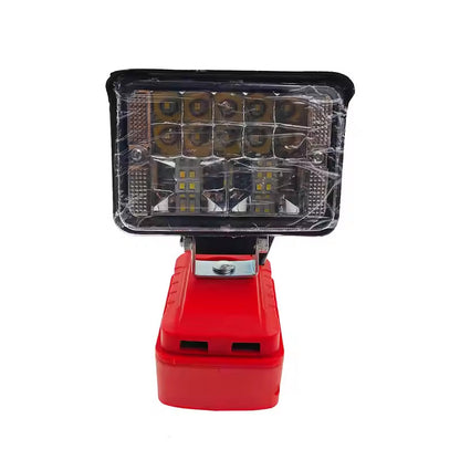 🔥Solange der Vorrat reicht 40 % Rabatt!🎉Makita 18V Arbeitslicht, 2-Modus LED Flutlicht mit zwei USB-Anschlüssen für Notfall