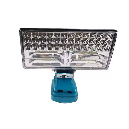 🔥Solange der Vorrat reicht 40 % Rabatt!🎉Makita 18V Arbeitslicht, 2-Modus LED Flutlicht mit zwei USB-Anschlüssen für Notfall