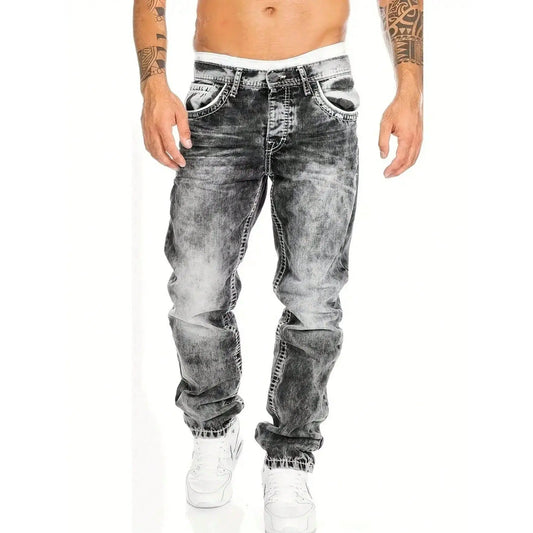 🔥Solange der Vorrat reicht 40 % Rabatt!🎉Kreative Stretch-Jeans für Herren, minimalistischer Stil, ideal für den Sommer, Emo-Stil