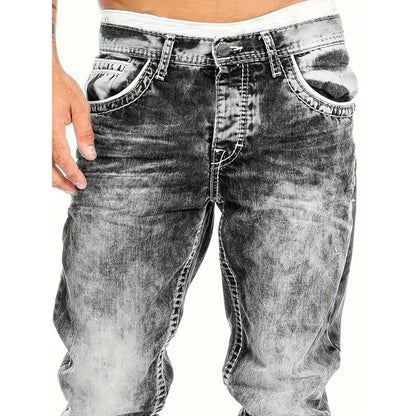 🔥Solange der Vorrat reicht 40 % Rabatt!🎉Kreative Stretch-Jeans für Herren, minimalistischer Stil, ideal für den Sommer, Emo-Stil