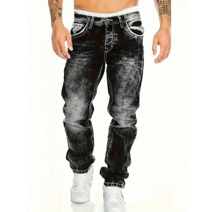 🔥Solange der Vorrat reicht 40 % Rabatt!🎉Kreative Stretch-Jeans für Herren, minimalistischer Stil, ideal für den Sommer, Emo-Stil