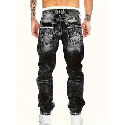 🔥Solange der Vorrat reicht 40 % Rabatt!🎉Kreative Stretch-Jeans für Herren, minimalistischer Stil, ideal für den Sommer, Emo-Stil