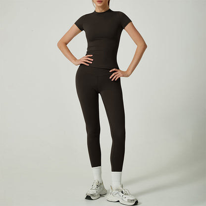 👚 60% RABATT! 🏃 Zweiteiliges Sportoutfit aus Baumwolle für Damen – Bequemes Oberteil & Leggings, Perfekt für Training & Freizeit 💪