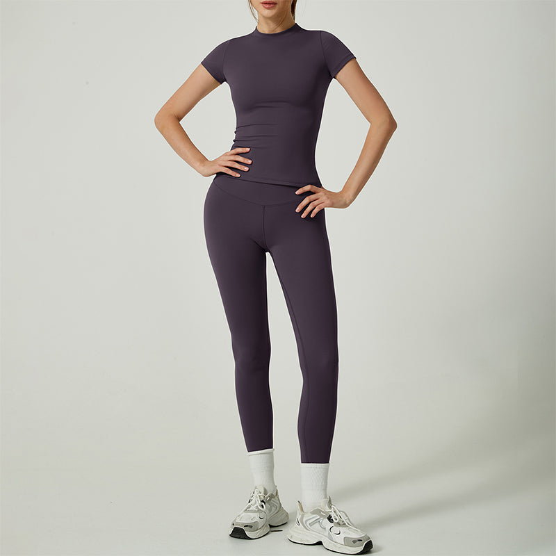 👚 60% RABATT! 🏃 Zweiteiliges Sportoutfit aus Baumwolle für Damen – Bequemes Oberteil & Leggings, Perfekt für Training & Freizeit 💪