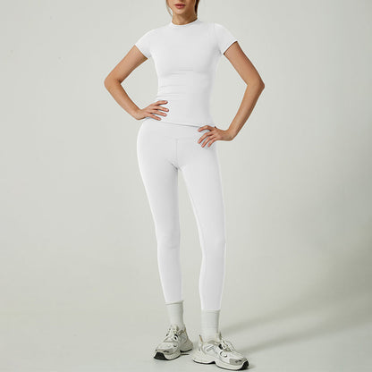 👚 60% RABATT! 🏃 Zweiteiliges Sportoutfit aus Baumwolle für Damen – Bequemes Oberteil & Leggings, Perfekt für Training & Freizeit 💪