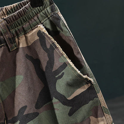 🔥Solange der Vorrat reicht 40 % Rabatt!🎉Men's Studded Camo Cargo ShortsCargoshorts für Herren mit Nieten und Camouflage-Muster