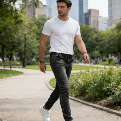 👖 50% RABATT! 🔥 Moderne Slim-Fit-Stretchjeans für Herren – Bequemer Stretch, Moderne Passform & Vielseitiger Alltagslook 💙