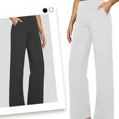 ⏳Limitiertes 50 % Rabatt⏰Einfarbige Stretch-Yogahose für Damen mit hoher Taille im lässigen Stil👖