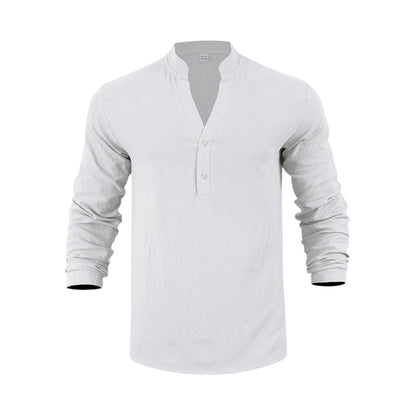 🔥Solange der Vorrat reicht 40 % Rabatt!🎉Lässiges Henley-T-Shirt für Herren