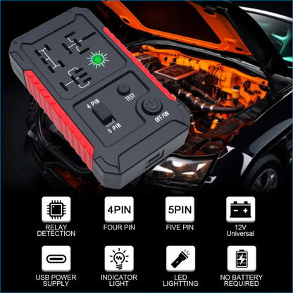🔥Solange der Vorrat reicht 40 % Rabatt!🎉USB-C Kfz-Relaisprüfer für 4/5-polige Relais