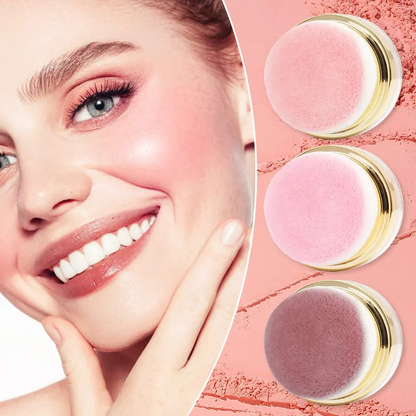 📢2 zum Preis von 1⏰Tragbares Puderrouge mit Puderquaste