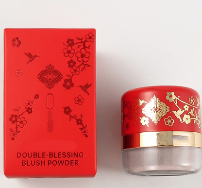 📢2 zum Preis von 1⏰Tragbares Puderrouge mit Puderquaste