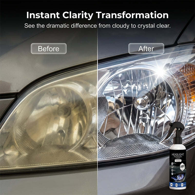 🚗 2 KAUFEN, 1 GRATIS! 🔆 Professionelles Scheinwerfer-Restaurierungsset – Entfernt Vergilbung und Kratzer, stellt die Klarheit wieder her und bietet UV-Schutz – einfache DIY-Lösung ✨