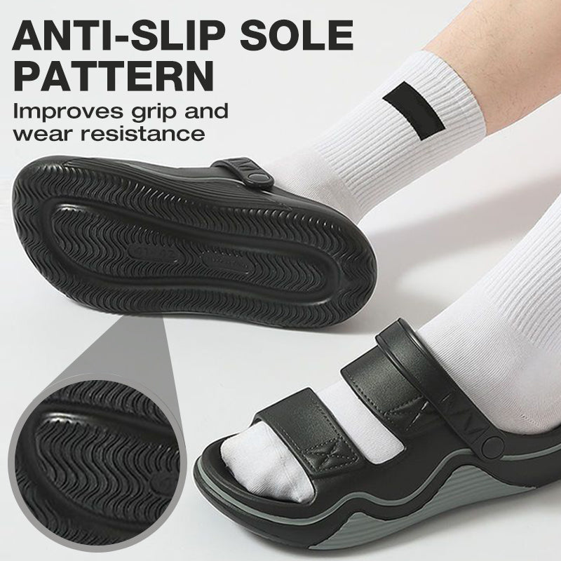 Sandalen mit dicker Sohle und atmungsaktivem Material