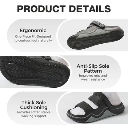 Sandalen mit dicker Sohle und atmungsaktivem Material
