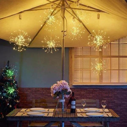 🔥Solange der Vorrat reicht 40 % Rabatt!🎉Hängende Starburst Fairy Lights für Weihnachten