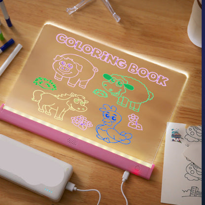 🔥🔥50% Rabatt🌟Kit DIY para montar una pizarra de dibujo iluminada infantil 🌸Die fantasievolle Vorstellungskraft der Kinder anregen