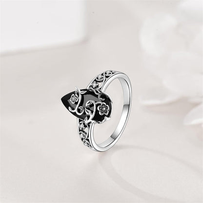 🔥Solange der Vorrat reicht 40 % Rabatt!🎉Böhmischer Vintage-Blumenranken-Ring