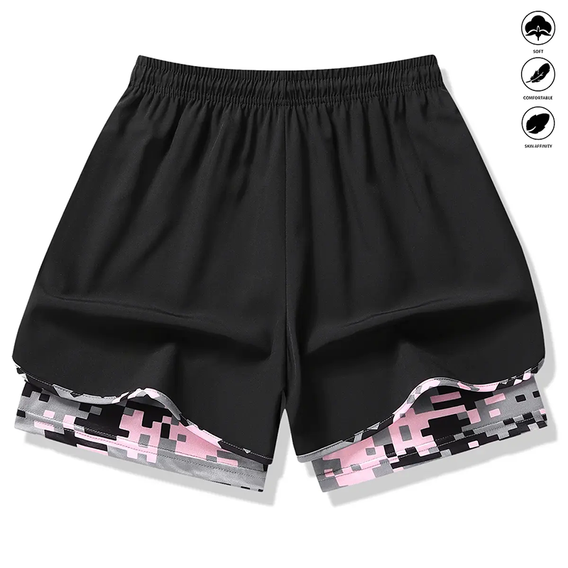 🔥Solange der Vorrat reicht 40 % Rabatt!🎉Lässige Sportshorts für Damen mit integriertem Innenfutter