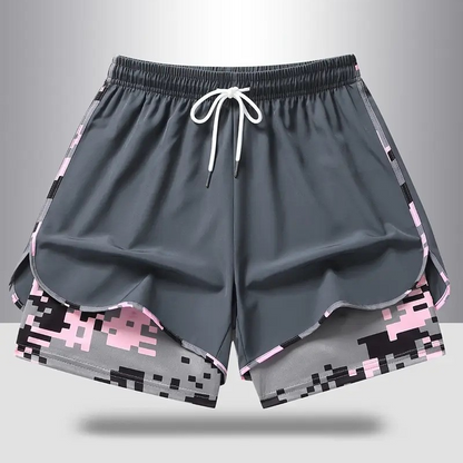 🔥Solange der Vorrat reicht 40 % Rabatt!🎉Lässige Sportshorts für Damen mit integriertem Innenfutter