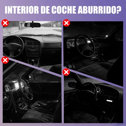 🔥Solange der Vorrat reicht 40 % Rabatt!🎉Kit de Tiras de Luces LED RGB para Tablero de Auto