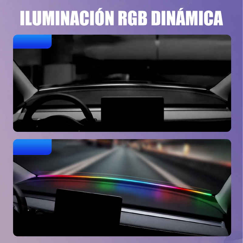 🔥Solange der Vorrat reicht 40 % Rabatt!🎉Kit de Tiras de Luces LED RGB para Tablero de Auto