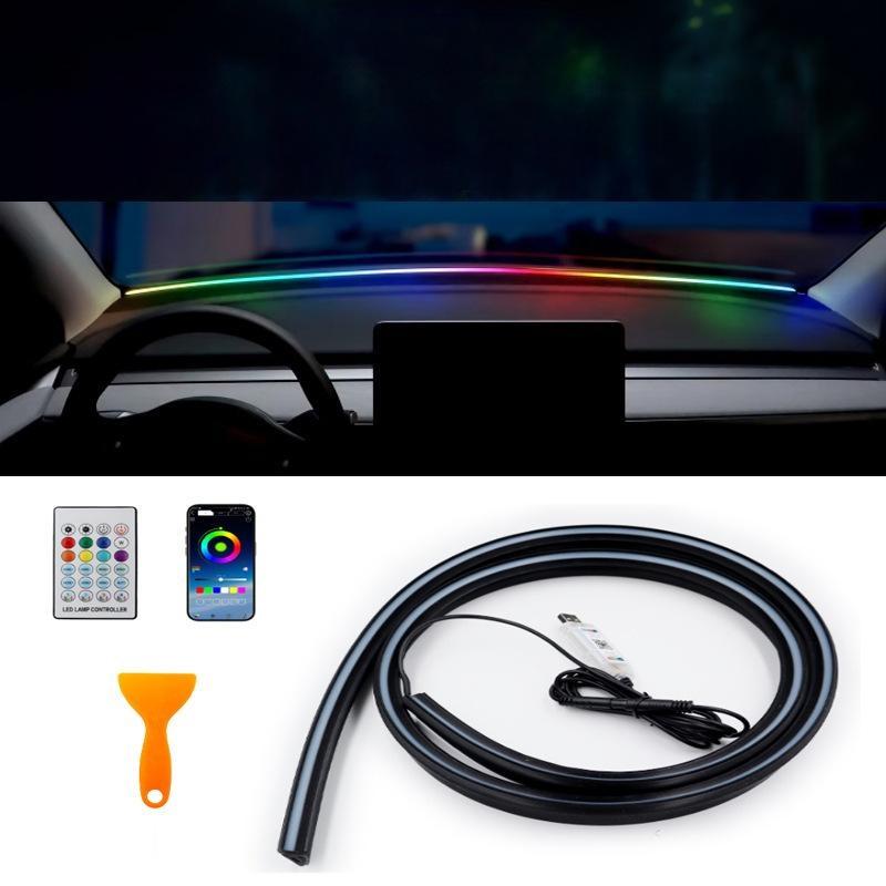 🔥Solange der Vorrat reicht 40 % Rabatt!🎉Kit de Tiras de Luces LED RGB para Tablero de Auto