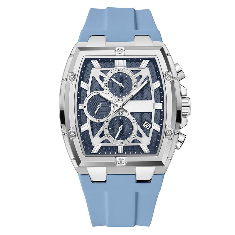 ⌚ 50% RABATT! 🔥 Moderne Fassförmige Gehäuseuhr für Männer – Elegantes Design, Präzises Quarzwerk & Zeitloser Stil ✨