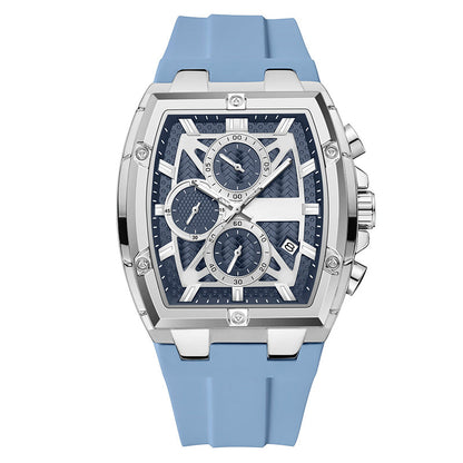 ⌚ 50% RABATT! 🔥 Moderne Fassförmige Gehäuseuhr für Männer – Elegantes Design, Präzises Quarzwerk & Zeitloser Stil ✨