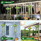 💎50% Rabatt✨🔥Solarbetriebene Hängelampe aus Milangras🌿Gestalte deinen eigenen gemütlichen Garten💡