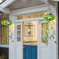 💎50% Rabatt✨🔥Solarbetriebene Hängelampe aus Milangras🌿Gestalte deinen eigenen gemütlichen Garten💡