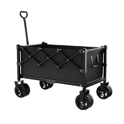 ⌛ Nur noch 3 Tage – 50 % auf alles! ⏰Faltbarer Bollerwagen – Großes Volumen, Outdoor Camping Handwagen, Leicht & Tragbar
