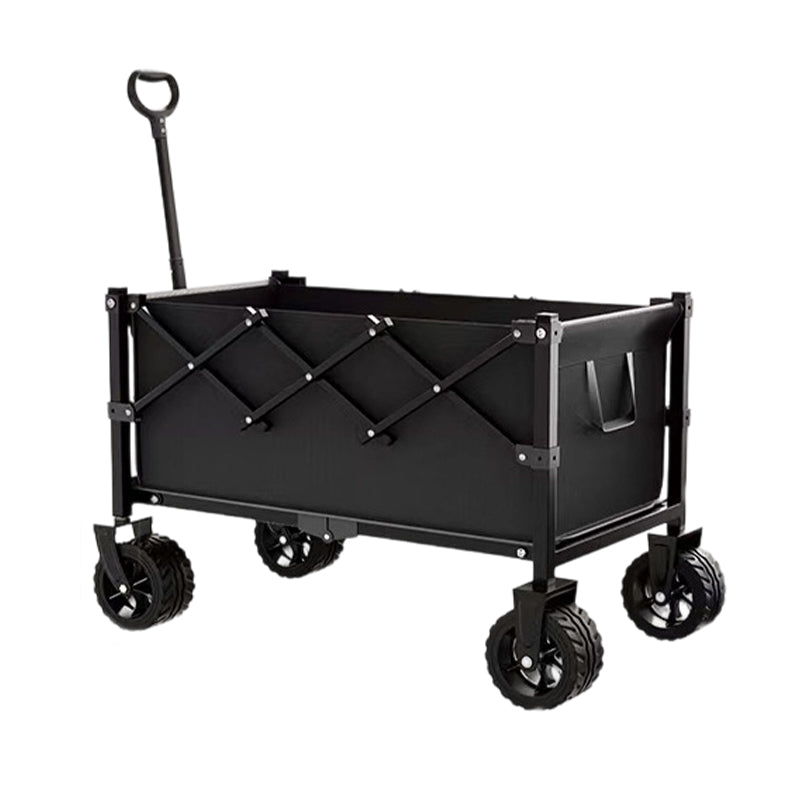 📢 40% RABATT! ⏰ Faltbarer Transportwagen mit Rädern – Robuster Stahlrahmen, 80 kg Traglast, für Strand, Camping & Garten