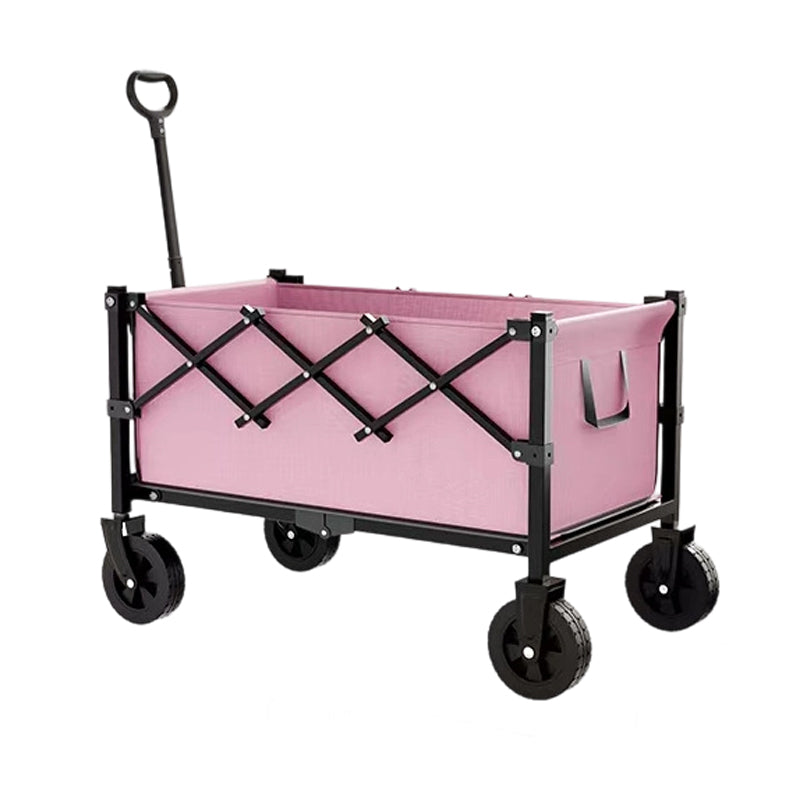📢 40% RABATT! ⏰ Faltbarer Transportwagen mit Rädern – Robuster Stahlrahmen, 80 kg Traglast, für Strand, Camping & Garten