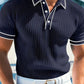👕 50% RABATT! 🌞 Lässiges Sommer-Polohemd mit Kurzen Ärmeln – Atmungsaktive Baumwolle, Moderne Passform & Ideal Für Freizeit & Arbeit 💼
