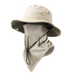 🎩🥳 2026 HEISSER VERKAUF – 50% RABATT! Atmungsaktive Fischerhut mit abnehmbarer Maske – 2-in-1-Design, Ice-Silk-Material, Breite Krempe & Nackenschutz für 360°-Sonnenschutz 🌬️