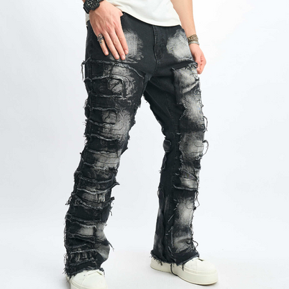 🔥Solange der Vorrat reicht 40 % Rabatt!🎉Herren-Jeans im Hip-Hop-Stil mit lockerer Passform