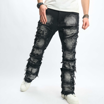 🔥Solange der Vorrat reicht 40 % Rabatt!🎉Herren-Jeans im Hip-Hop-Stil mit lockerer Passform