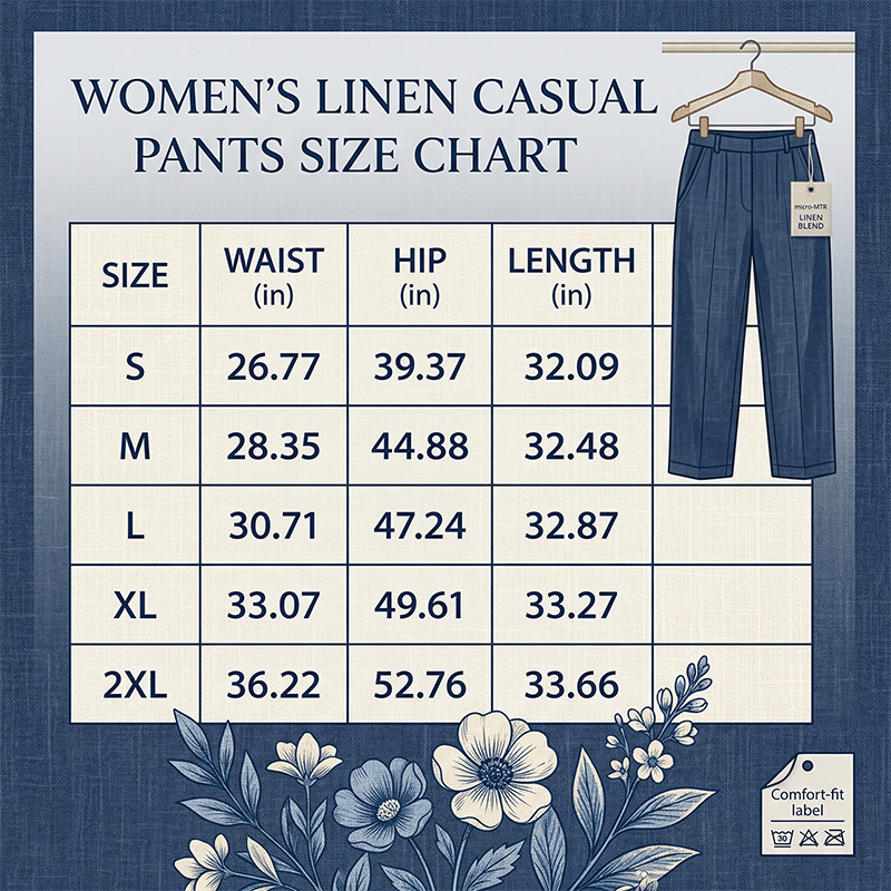 🔥Solange der Vorrat reicht 40 % Rabatt!🎉Baumwoll-Leinen-7/8-Hose für Damen – luftig & vielseitig👖☀️
